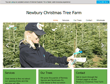 Tablet Screenshot of newburychristmastreefarm.co.uk